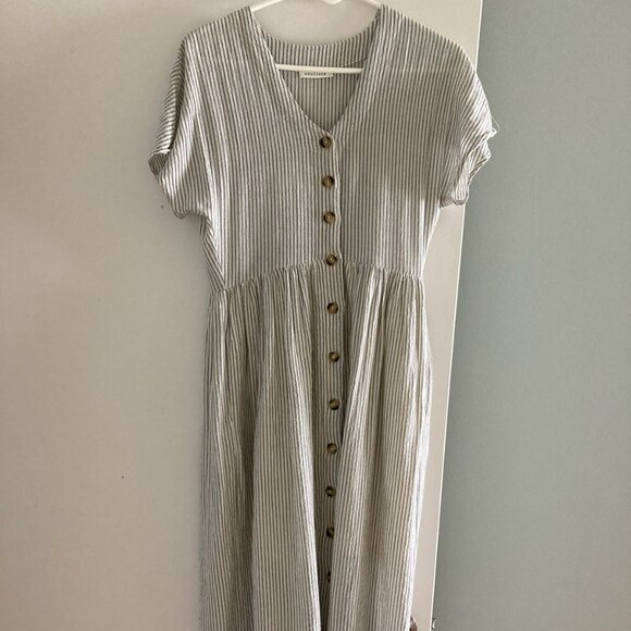Neuflora blue striped small dress - Picture 1 of 1